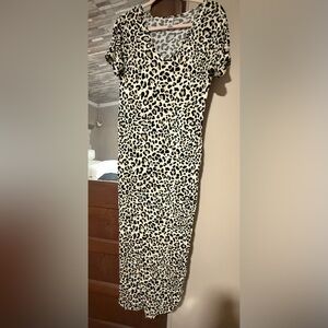 Leopard Print maxi dress